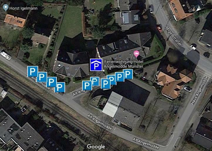 Business-Travel-Apartment & Ferienwohnung Muenster, Kontaktloser Check-In Von 15 Bis 24 Uhr Moeglich, Mit Sb-Kiosk Ngoại thất bức ảnh